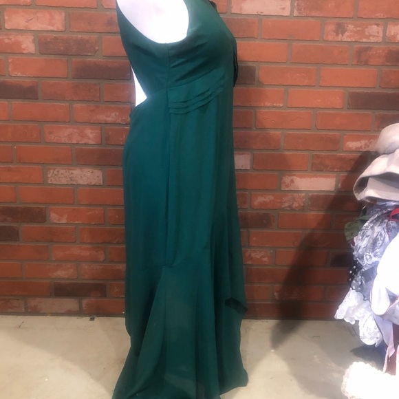 Size small/medium Ya Los Angeles dark green dress - Picture 2 of 3